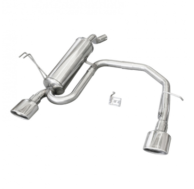 Silenciador trasero deportivo  duplex 1X120X80 FIAT PUNTO 2B (Type 188) 1.3 MJET (70CV) 2003-- Ø 48 CON Homologacion Europea Ino