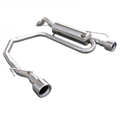 Silenciador trasero deportivo  duplex 1X102 MG ZR 100 TD (101CV) 2001-2003 CON Homologacion Europea Inoxcar
