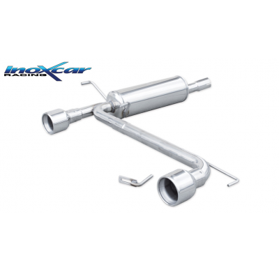 Silenciador trasero deportivo  duplex 1X102 OPEL ASTRA H (Type GTC) 1.6 16V TURBO (180CV) 2007-- CON Homologacion Europea Inoxca