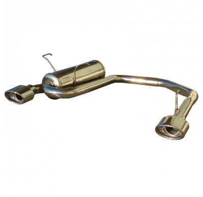 Silenciador trasero deportivo  duplex 1X120X80 PEUGEOT 106 2° serie 1.6 16V RALLYE / GTI / 1.6 16V 1996-2003 CON Homologacion Eu