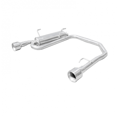 Silenciador trasero deportivo  duplex 1X102 PEUGEOT 206 1.4 (75CV) 2001-2006 CON Homologacion Europea Inoxcar