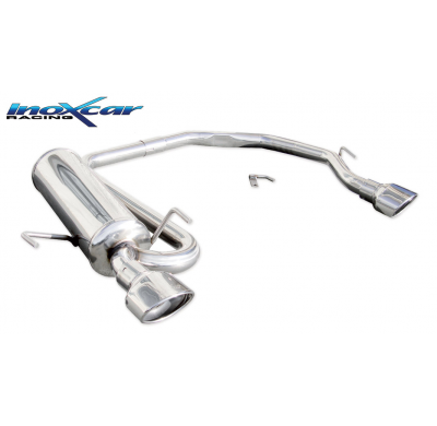 Silenciador trasero deportivo  duplex 1X120X80 PEUGEOT 306 2.0 HDI (90CV) / 1.9 TD (90CV) 1997-- CON Homologacion Europea Inoxca