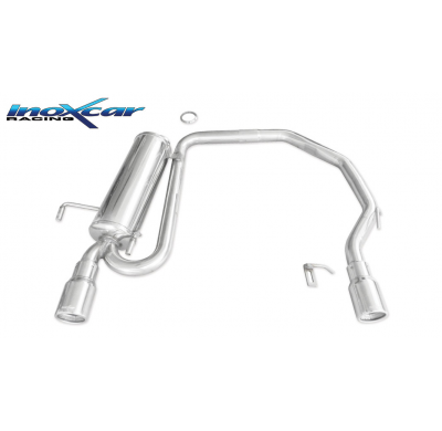 Silenciador trasero deportivo  duplex 1X80 PEUGEOT 306 2.0 HDI (90CV) / 1.9 TD (90CV) 1997-- CON Homologacion Europea Inoxcar
