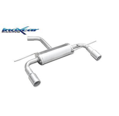 Silenciador trasero deportivo  duplex 1X80 VOLKSWAGEN GOLF 5 1.9 TDI (105CV) 2004-- Ø 55 CON Homologacion Europea Inoxcar