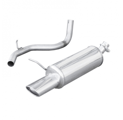 Escape trasero deportivo 1X120X80 VOLKSWAGEN GOLF 4 1.6 8V (101CV) 1997-2003 Ø 45 CON Homologacion Europea Inoxcar