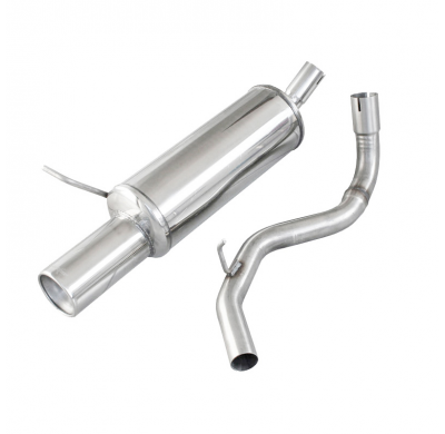Escape trasero deportivo 1X102 VOLKSWAGEN GOLF 4 1.8 TURBO (180CV) 1997-2003 Ø 55 CON Homologacion Europea Inoxcar