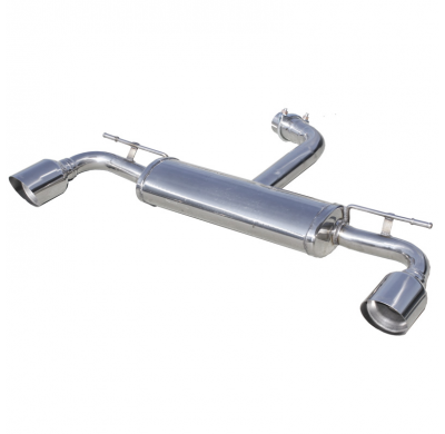 Escape trasero deportivo 1X102 RACING Salida Izq. + Dcha. VOLKSWAGEN GOLF 7 2.0 GTI (230CV) 2013--  CON Homologacion Europea