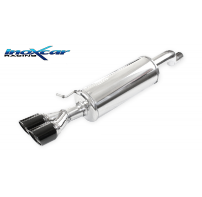 Escape trasero deportivo 2X80 X-RACE BLACK EDITION VOLKSWAGEN POLO (type AW) 2.0 GTI (200cv) 2018-- PENDIENTE de Homologacio