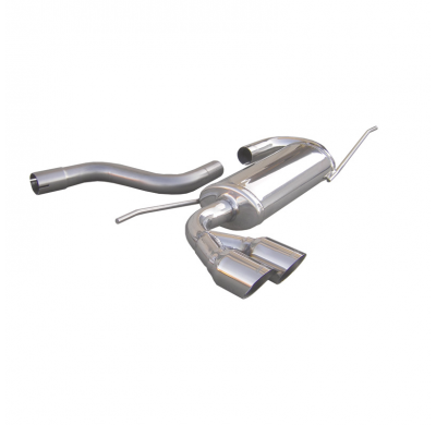 Escape trasero deportivo 2X80 RACING VOLKSWAGEN SCIROCCO 2.0 TFSI (200CV) 2008-- Ø 65 CON Homologacion Europea Inoxcar