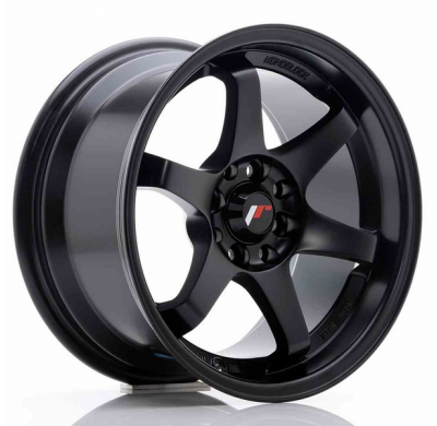 LLANTA JR Wheels JR3 15x8 ET25 4x100/114 Matt Black JAPAN RACING