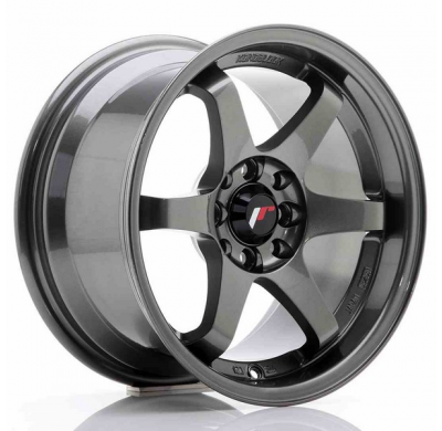 LLANTA JR Wheels JR3 15x8 ET25 4x100/108 Gun Metal JAPAN RACING
