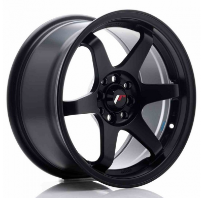 Llanta Jr Wheels Jr3 16x8 Et25 4x100/108 Matt Black Japan Racing