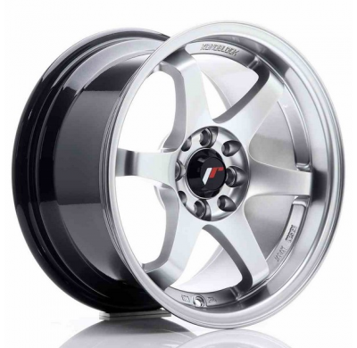 LLANTA JR Wheels JR3 15x8 ET25 4x100/108 Hyper Silver JAPAN RACING