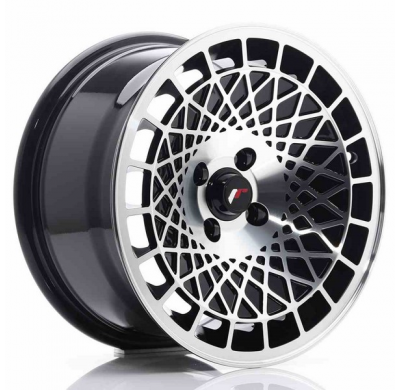 Llanta Jr Wheels Jr14 15x8 Et20 4x100 Gloss Black Machined Face Japan Racing