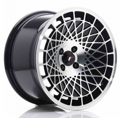 Llanta Jr Wheels Jr14 16x9 Et10 4x100 Gloss Black Machined Face Japan Racing