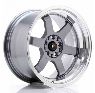 LLANTA JR Wheels JR12 18x10 ET20 5x114/120 Gun Metal JAPAN RACING