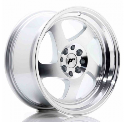 LLANTA JR Wheels JR15 16x8 ET25 4x100/108 Machined Silver JAPAN RACING