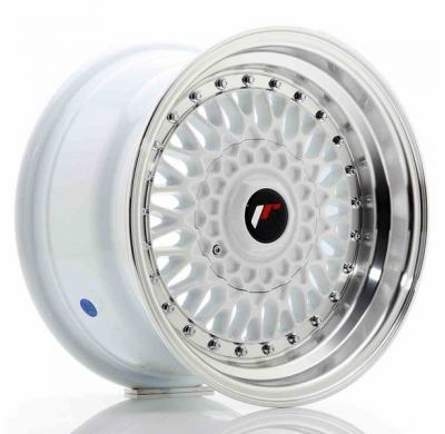 LLANTA JR Wheels JR9 16x9 ET20 4x100/108 White w/Machined Lip JAPAN RACING