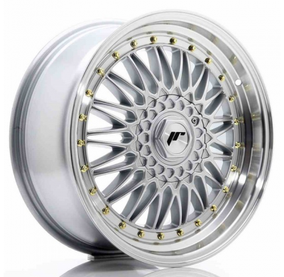 LLANTA JR Wheels JR9 18x8 ET35 5x100/120 Silver w/Machined Lip JAPAN RACING