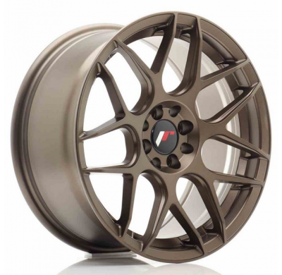 LLANTA JR Wheels JR18 17x8 ET35 4x100/114 Matt Bronze JAPAN RACING