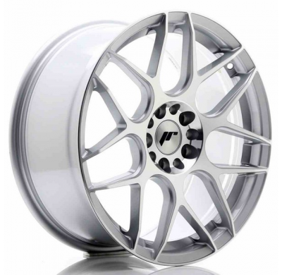 LLANTA JR Wheels JR18 18x8,5 ET40 5x112/114 Silver Machined JAPAN RACING