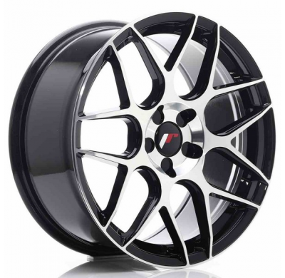 Llanta Jr Wheels Jr18 18x8,5 Et35-45 5h Blank Black Machined Japan Racing