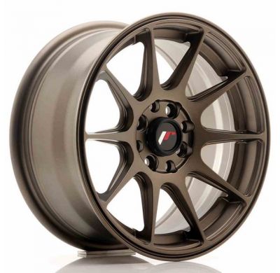 LLANTA JR Wheels JR11 15x7 ET30 4x100/108 Matt Bronze JAPAN RACING