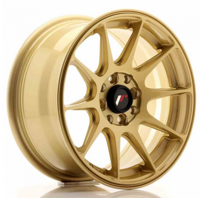 LLANTA JR Wheels JR11 15x7 ET30 4x100/108 Gold JAPAN RACING