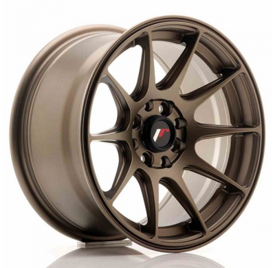 LLANTA JR Wheels JR11 15x8 ET25 4x100/114 Matt Bronze JAPAN RACING