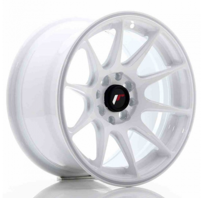 LLANTA JR Wheels JR11 15x8 ET25 4x100/108 White JAPAN RACING