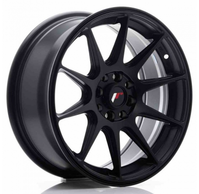LLANTA JR Wheels JR11 16x7 ET25 4x100/108 Flat Black JAPAN RACING