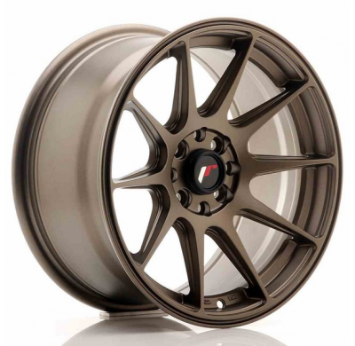 LLANTA JR Wheels JR11 16x8 ET25 4x100/114 Matt Bronze JAPAN RACING