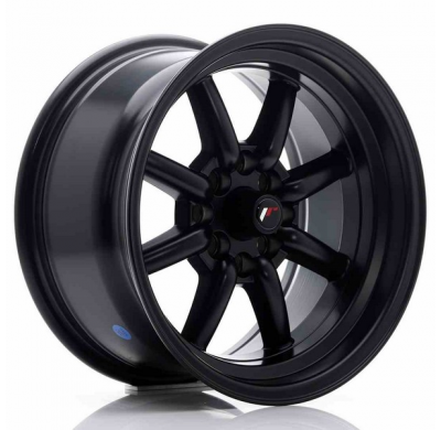 LLANTA JR Wheels JR19 15x8 ET0 4x100/114 Matt Black JAPAN RACING