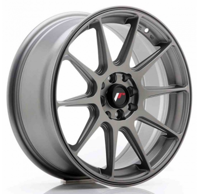 LLANTA JR Wheels JR11 17x7,25 ET35 5x100/114,3 Matt Gun Metal JAPAN RACING