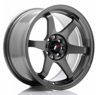 Llanta Jr Wheels Jr3 16x8 Et25 4x100/108 Gun Metal Japan Racing