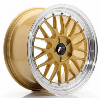 Llanta Jr Wheels Jr23 18x8,5 Et25-48 5h Blank Gold W/Machined Lip Japan Racing