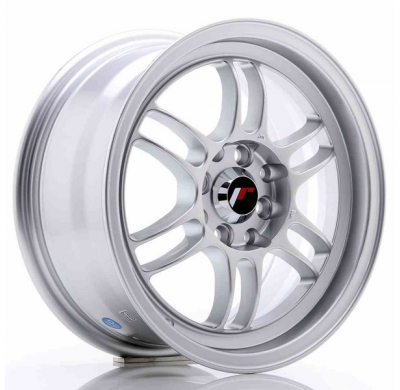 Llanta Jr Wheels Jr7 15x7 Et38 4x100/114 Silver Japan Racing
