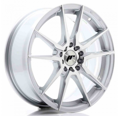 LLANTA JR Wheels JR21 17x7 ET25 4x100/108 Silver Machined JAPAN RACING