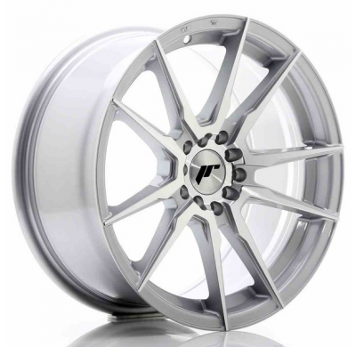 Llanta Jr Wheels Jr21 17x8 Et25 4x100/108 Silver Machined Japan Racing