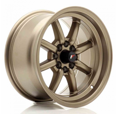 LLANTA JR Wheels JR19 15x8 ET0 4x100/114 Matt Bronze JAPAN RACING