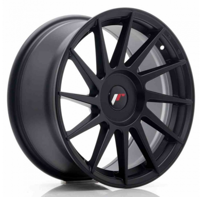 LLANTA JR Wheels JR22 17x8 ET25-35 BLANK Matt Black JAPAN RACING