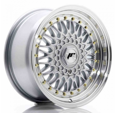 LLANTA JR Wheels JR9 16x7,5 ET25 4x100/108 Silver w/Machined Lip JAPAN RACING