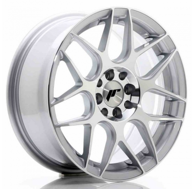 LLANTA JR Wheels JR18 16x7 ET25 4x100/108 Silver Machined JAPAN RACING