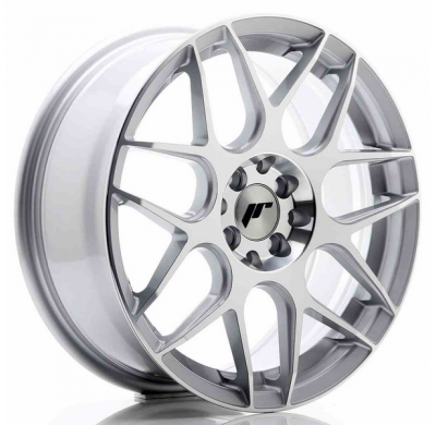 Llanta Jr Wheels Jr18 17x7 Et40 5x100/114 Silver Machined Japan Racing