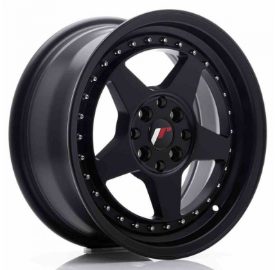 LLANTA JR Wheels JR6 16x7 ET35 4x100/114 Matt Black JAPAN RACING