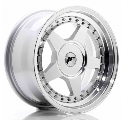 Llanta Jr Wheels Jr6 16x8 Et10-30 Blank Silver Machined Face Japan Racing