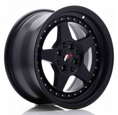 LLANTA JR Wheels JR6 16x8 ET30 4x100/114 Matt Black JAPAN RACING