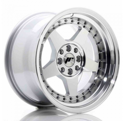 LLANTA JR Wheels JR6 16x9 ET20 4x100/108 Mach Silver JAPAN RACING