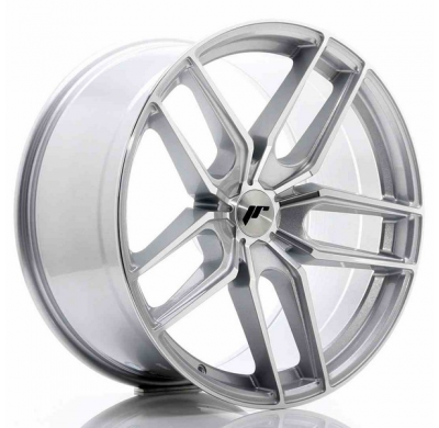 LLANTA JR Wheels JR25 20x10 ET40 5H BLANK Silver Machined Face JAPAN RACING
