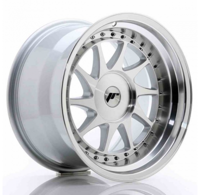 LLANTA JR Wheels JR26 17x10 ET0-25 BLANK Silver Machined Face JAPAN RACING